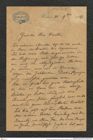 Nachlass Franz Steindachner, Brief von Decio Vinciguerra an Franz Steindachner (26.09.1887), Inv.Nr. 562.05, Seite 1